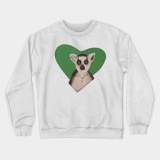 Ringtail Lemur Crewneck Sweatshirt